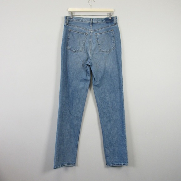 Abercrombie & Fitch Women's Straight Leg Jeans - Light Blue - Picture 2 of 12